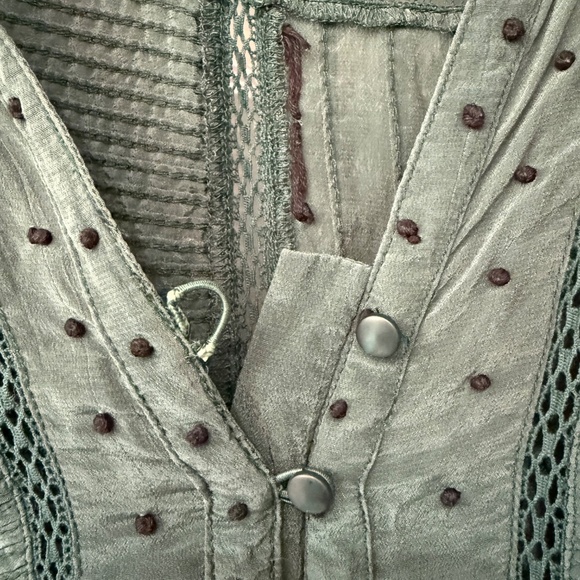 Sea New York Green Blouse - Picture 4 of 4